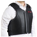 HILASON Bull Riding Vest Safety Protective Leather