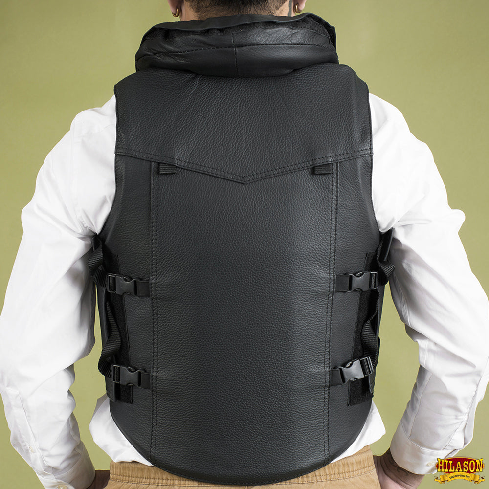 Equestrian Horse Tall Collar Riding Vest | Safety & Style | Hilason