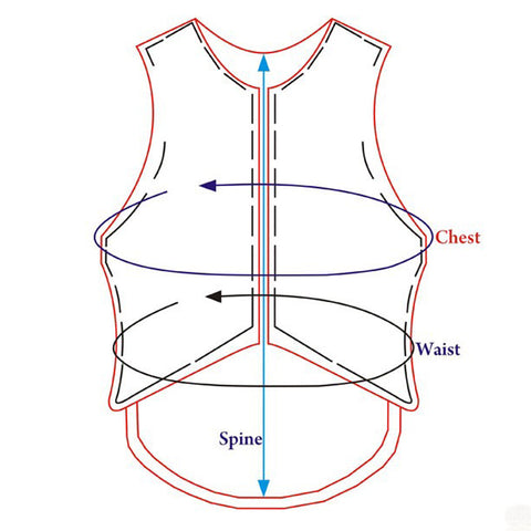 Equestrian Horse Tall Collar Riding Vest | Safety & Style | Hilason