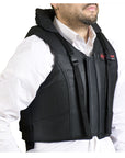 Equestrian Horse Tall Collar Riding Vest Safety Protective Hilason Leather