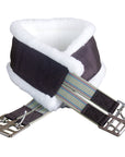 44 Inch Hilason Horse Saddle Fleece Synthetic Cinch Girth W/ Center D Ring Brown