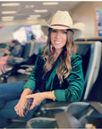 Hunter Green Velvet Blazer-clearance
