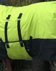 Hilason 1200D Winter Waterproof Horse Turnout Blanket Belly Wrap Lime