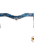 Hilason Western Horse Breast Collar American Leather Geomatric Pattern