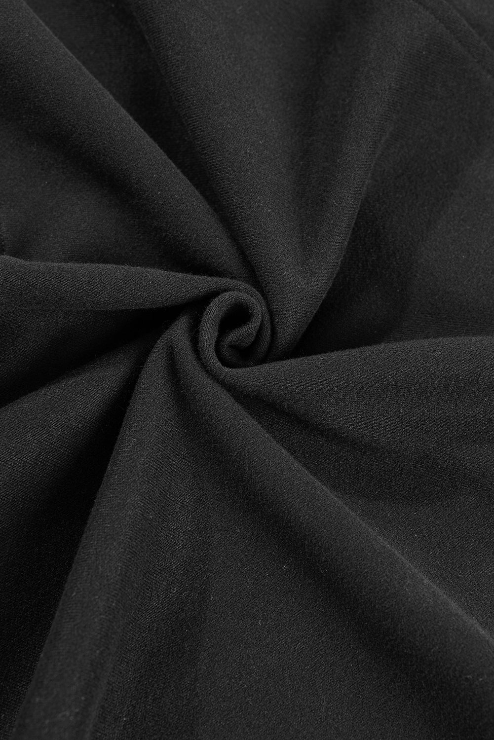 Solid Fleece-Lined Half-Zip Up Collar Sweatshirt