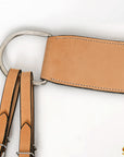 Western Horse Tripping Breast Collar American Leather Tan Hilason