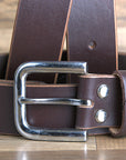 HILASON Western Genuine Leather Belt for Men Women Cowboy Cowgirl Handmade Unisex Full Grain Heavy Duty Tooled Belt for Jeans