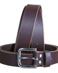 HILASON Western Genuine Leather Belt for Men Women Cowboy Cowgirl Handmade Unisex Full Grain Heavy Duty Tooled Belt for Jeans