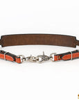 Hilason Horse Size Leather Breast Collar Wither Strap Tan Adjusts 24"-27"