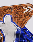 Hilason Handmade Genuine Leather Chaps Adult Handtooled Rodeo Bull Riding