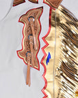 Hilason Handmade Genuine Leather Chaps Adult Handtooled Rodeo Bull Riding