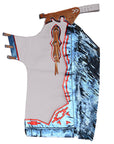 Hilason Handmade Genuine Leather Chaps Adult Handtooled Rodeo Bull Riding
