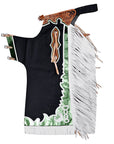 Hilason Handmade Genuine Leather Chaps Adult Handtooled Rodeo Bull Riding