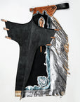 Hilason Handmade Genuine Leather Chaps Adult Handtooled Rodeo Bull Riding