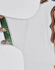 Hilason Pro Rodeo Bronc Bull-Riding Show Genuine Leather Chaps - White