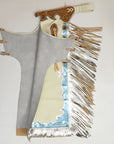 Hilason Handmade Genuine Leather Chaps Adult Handtooled Rodeo Bull Riding