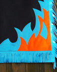 Western Youth Child Rodeo Bronc Bull Riding Show Genuine Leather Chaps