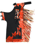 Western Youth Child Rodeo Bronc Bull Riding Show Genuine Leather Chaps