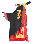 Western Youth Child Rodeo Bronc Bull Riding Show Genuine Leather Chaps