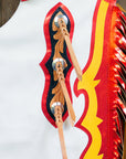 Hilason Handmade Genuine Leather Chaps Adult Handtooled Rodeo Bull Riding