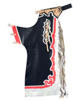 Hilason Handmade Genuine Leather Chaps Adult Handtooled Rodeo Bull Riding
