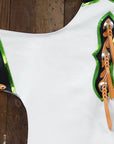 Hilason Handmade Genuine Leather Chaps Adult Handtooled Rodeo Bull Riding