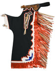 Hilason Handmade Genuine Leather Chaps Adult Handtooled Rodeo Bull Riding