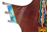 HILASON handmade genuine LEATHER CHAPS chinks adult handtooled rodeo bull riding