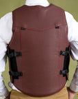 Equestrian Horse Riding Vest Safety Protective Hilason Leather