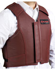 Equestrian Horse Riding Vest Safety Protective Hilason Leather