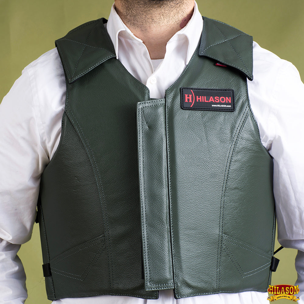 Bull Riding Vest Hilason Bull Pro Rodeo Leathergear Equipment