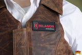 HILASON Bull Riding Vest Safety Protective Leather