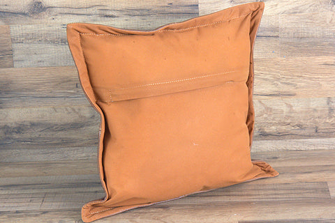 Hilason New Genuine Antique Vintage  Leather Pillow Cushion Cover