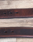 44" Roper Western 1.5" Crazyhorse Distressed Leather Mens Cowboy Belt Brown