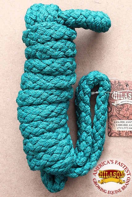 Hilason Horse Riding Poly Lead Rope 1/4&quot; X 9 Ft. Red Turquoise