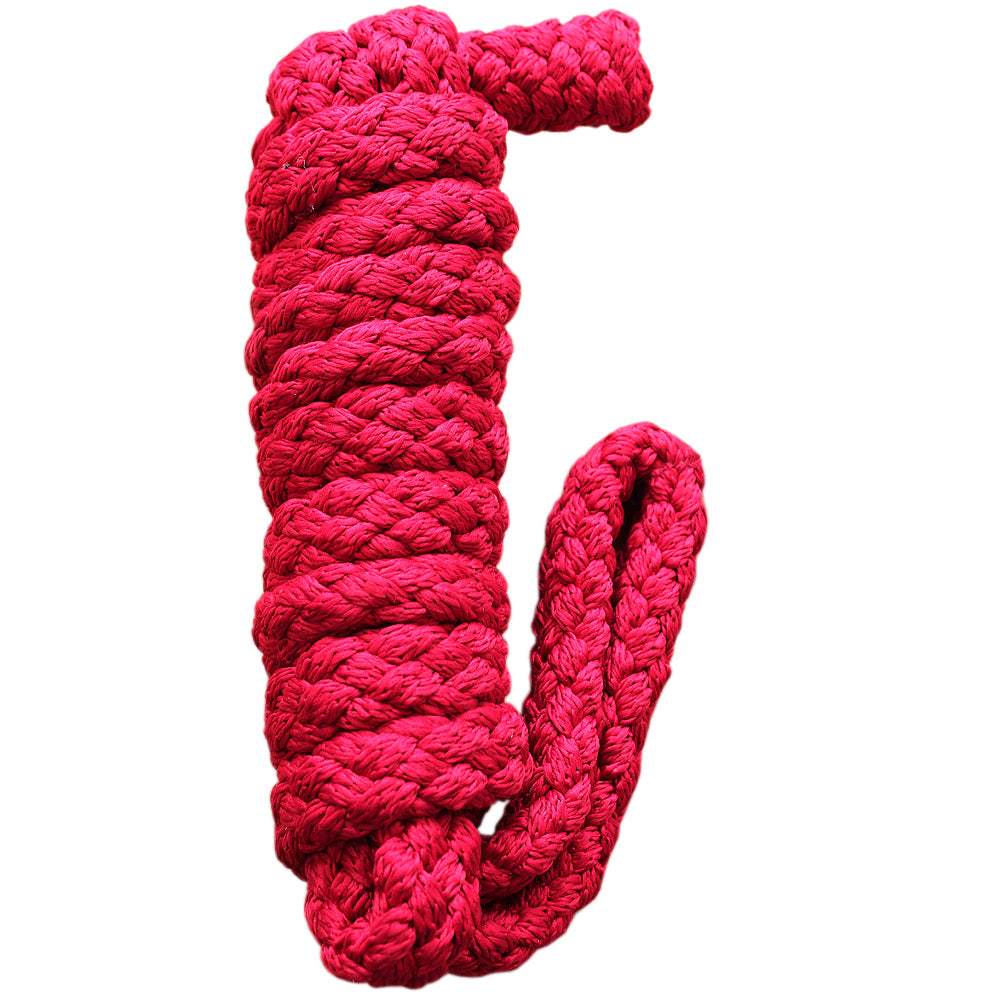Hilason Horse Riding Poly Lead Rope 1/4&quot; X 9 Ft. Red Turquoise