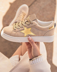 Emily Patchwork Lace Up Sneakers