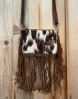 Horse Cowhide & Fringe Crossbody