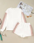 Colorblock Patchwork Top and Shorts Set