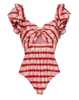 French Riviera Resort Swimsuit and Skirt Set