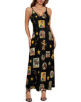 Vintage Cowgirl Collage Western Sun Dress