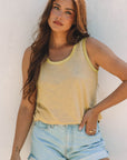 Skyla Metallic Sheen Tank Top