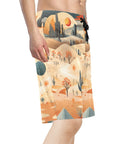 Southwestern Desert Men's Beach Board Shorts