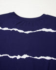 Tie-Dye Stripe Short Sleeve T-Shirt