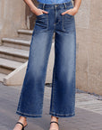 Denim Patch Pocket Shift Jeans