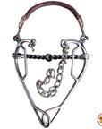 Hilason Western Horse 5" Twisted Wire Mouth Stainless Steel Hackamore Gag Bit