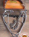 Hilason Western Horse 5" Twisted Wire Mouth Stainless Steel Hackamore Gag Bit