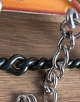 Hilason Western Horse 5" Twisted Wire Mouth Stainless Steel Hackamore Gag Bit