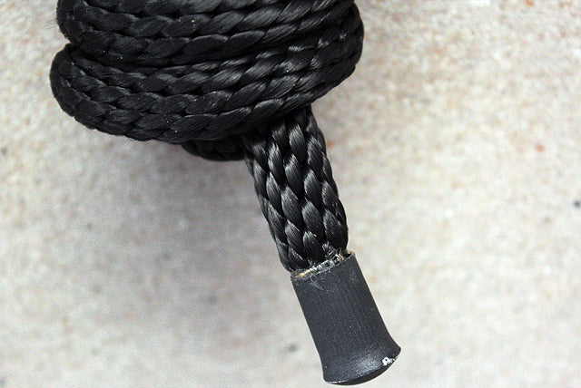 Horse Roping Lead Rope Riding Poly Blue Black White 1/4&quot;X8 Ft Snaps