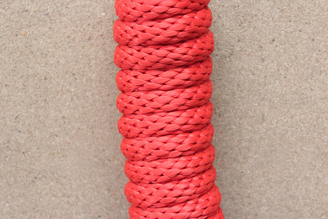 Horse Roping Lead Rope Riding Poly Blue Black White 1/4&quot;X8 Ft Snaps